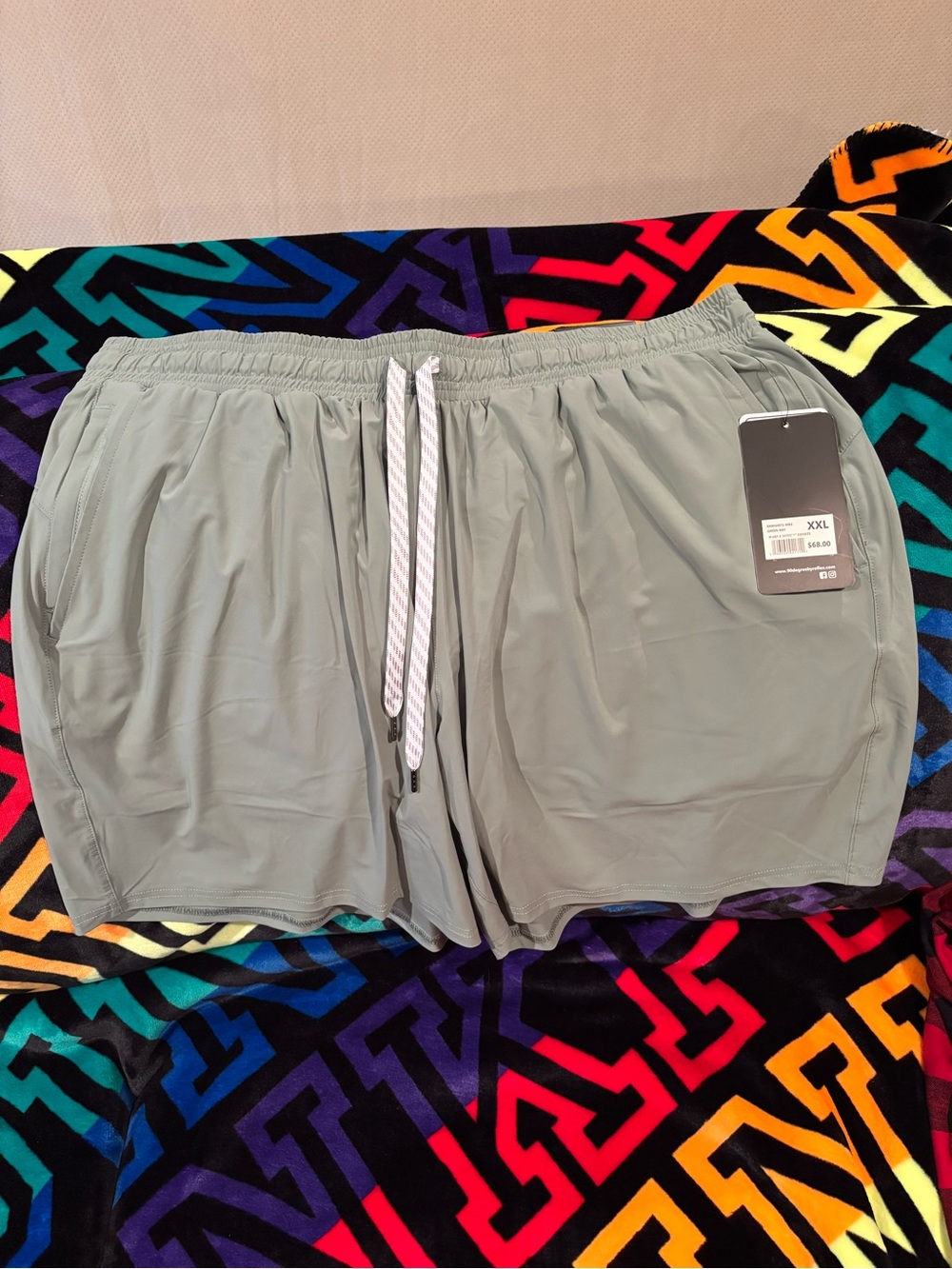 Men's Athletic Drawstring Shorts sage